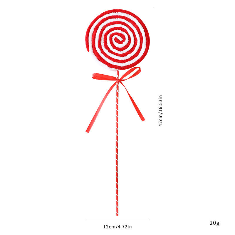 Christmas Tree Elf Leg Insert DIY Knit Hat Candy Cane Lollipop Christmas Decoration