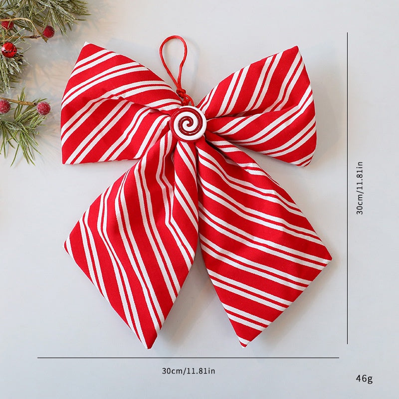 Red and White Bows