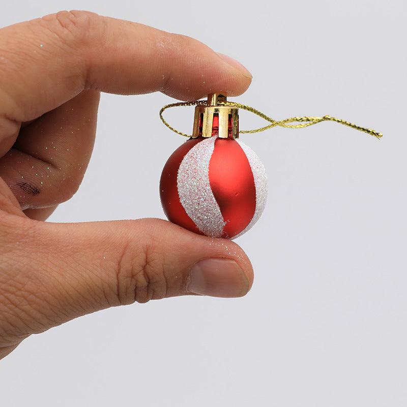 Christmas decorations Christmas trees gifts decorations mini painted Christmas balls