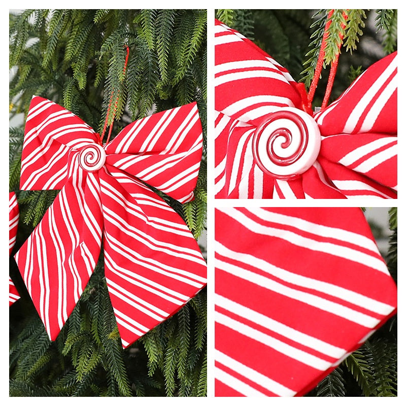 Red and White Bows