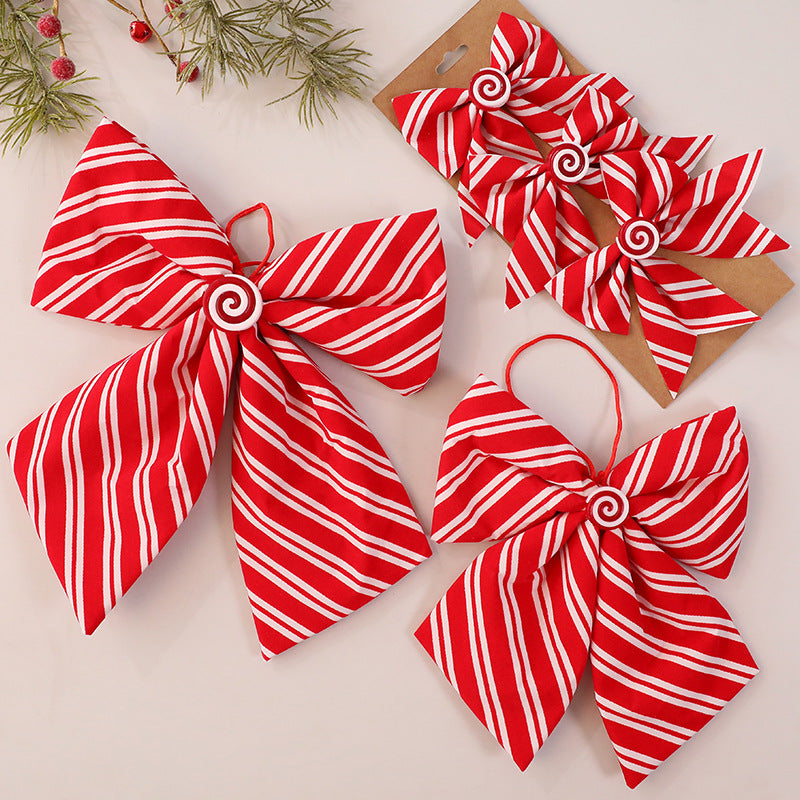 Red and White Bows