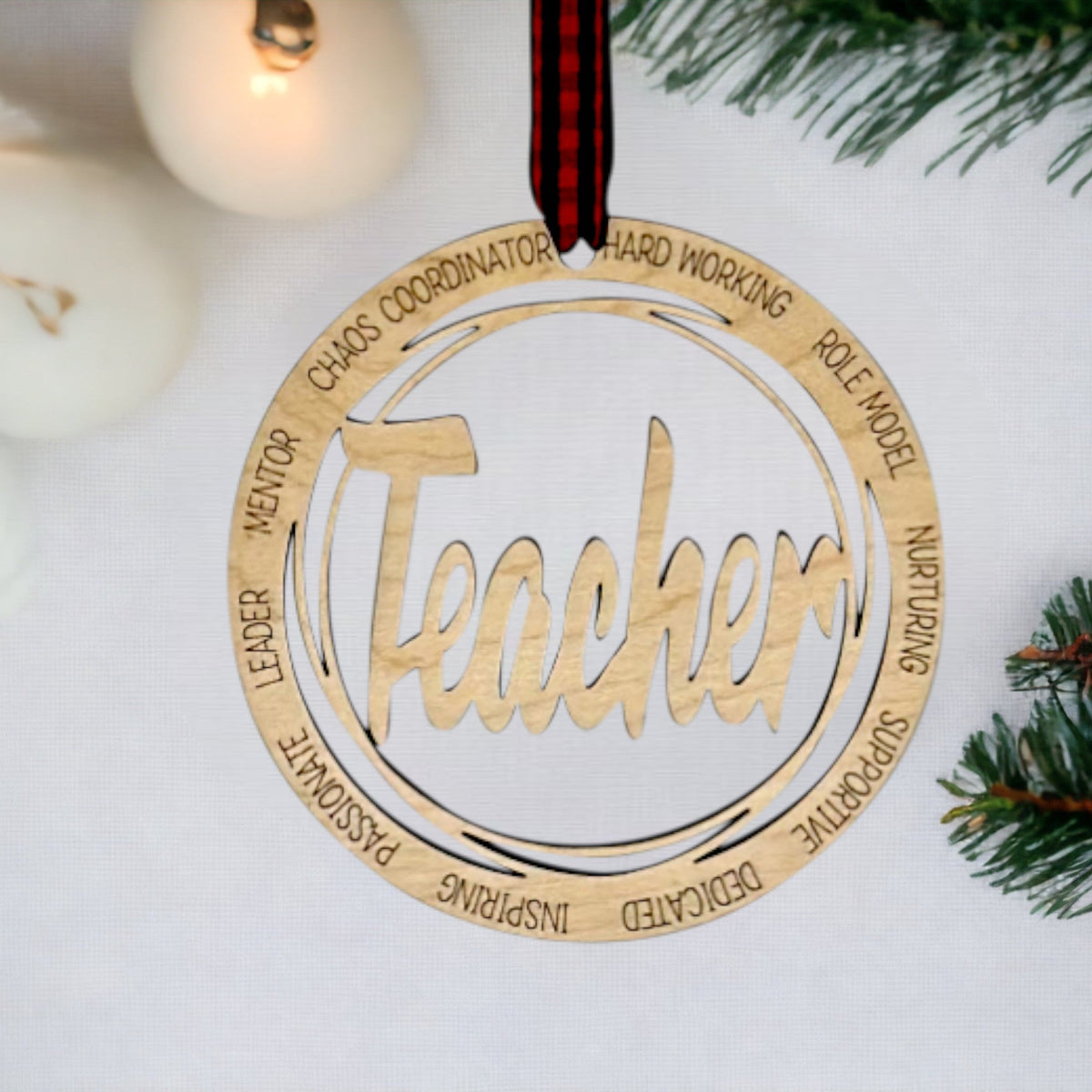 Teacher-Educator Christmas Ornament