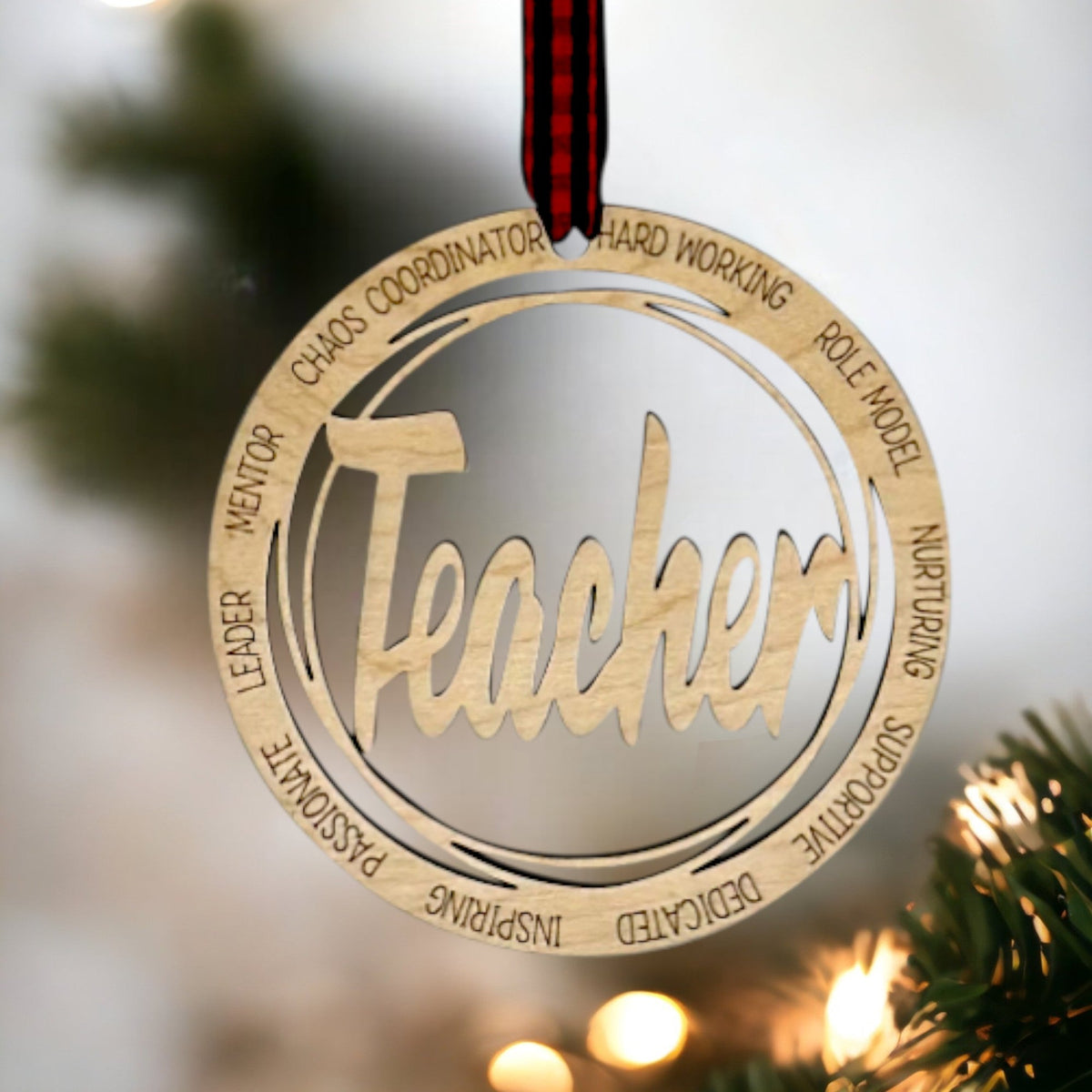 Teacher-Educator Christmas Ornament