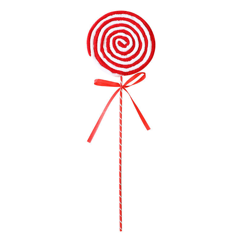 Christmas Tree Elf Leg Insert DIY Knit Hat Candy Cane Lollipop Christmas Decoration