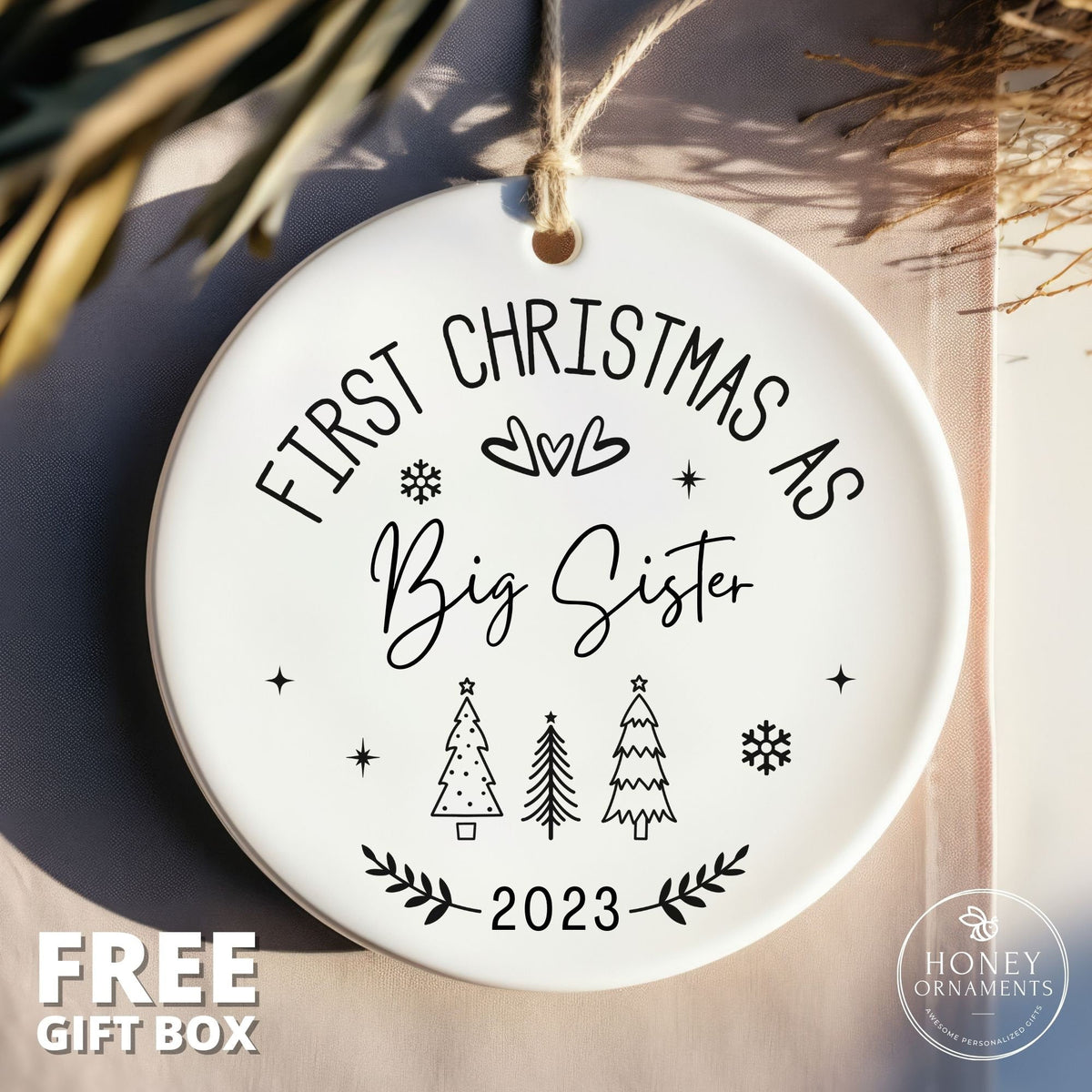Promoted to Big Brother Ornament - Sister