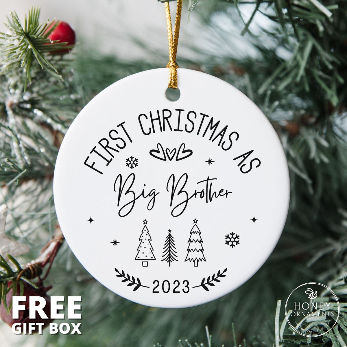 Promoted to Big Brother Ornament - Sister