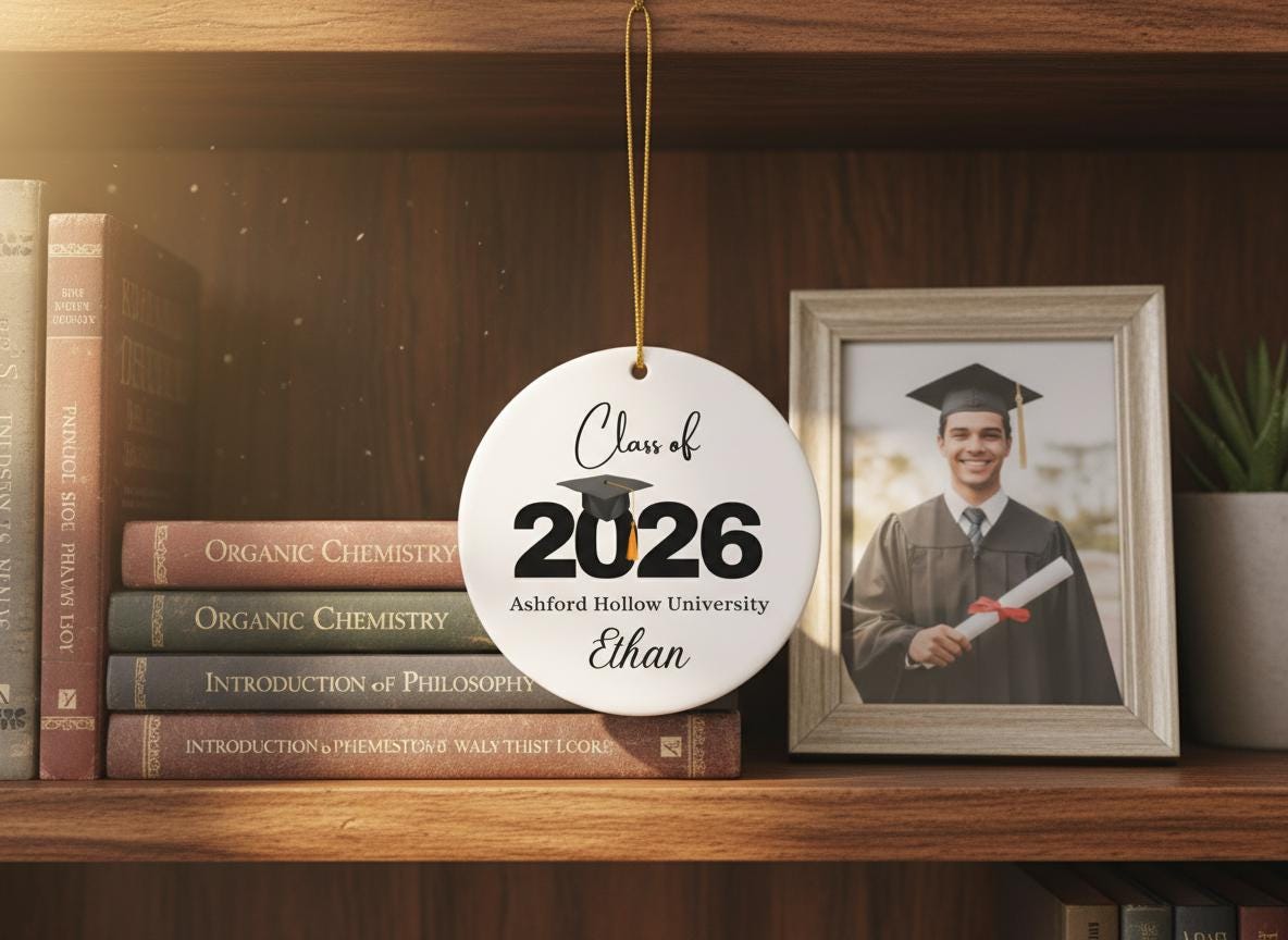 Class of 2026 Graduation Ornament - College