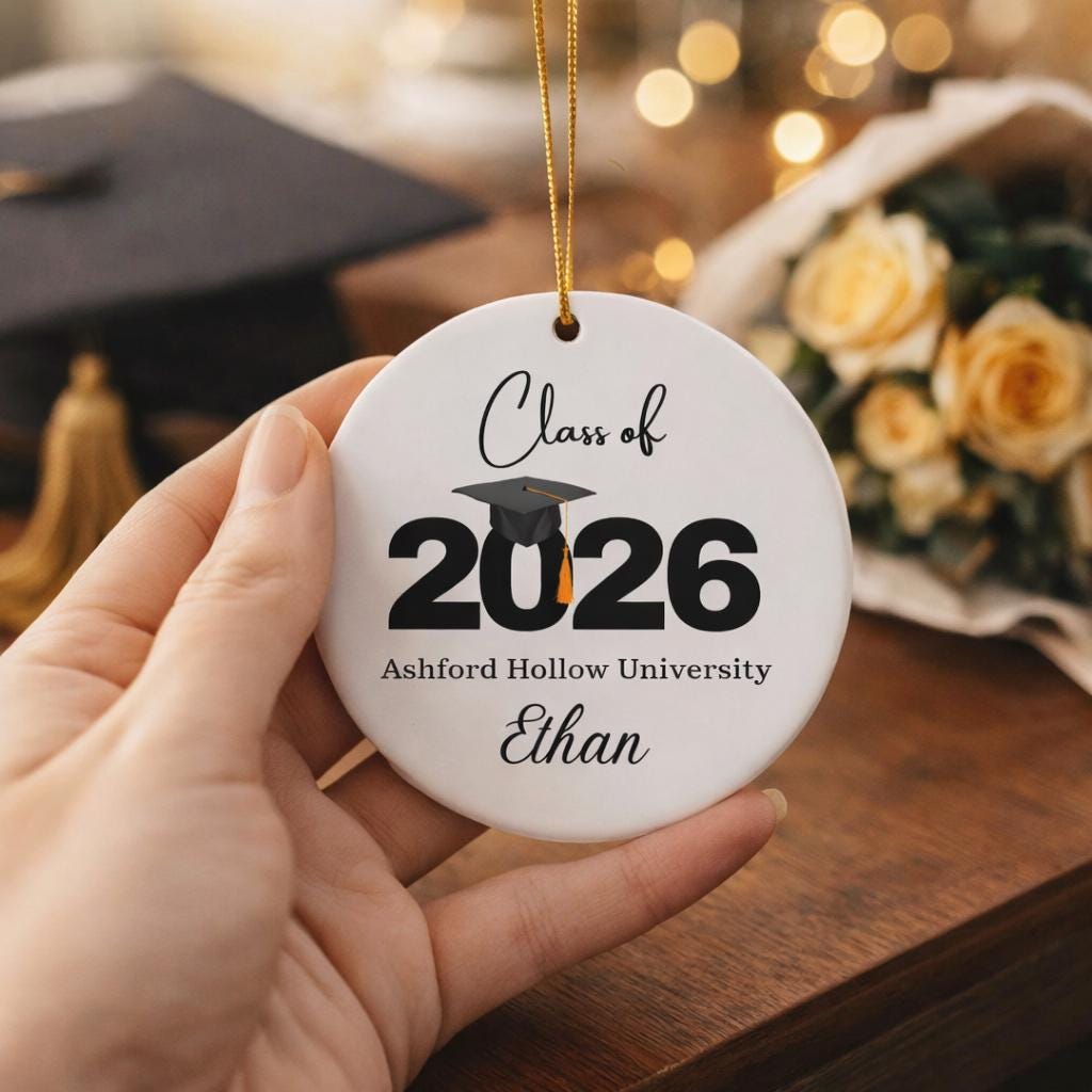 Class of 2026 Graduation Ornament - College